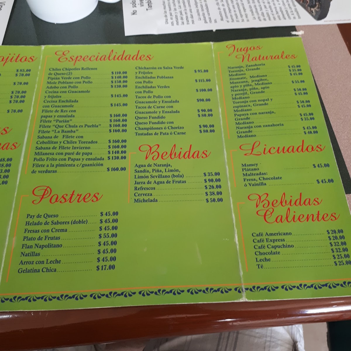 Restaurante Que Chula Es Puebla Menu - Image 5
