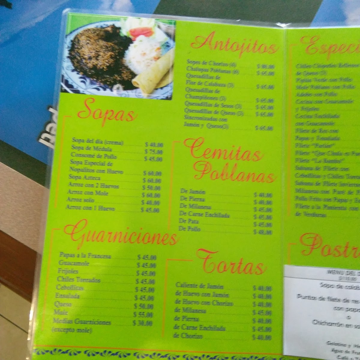 Restaurante Que Chula Es Puebla Menu - Image 6